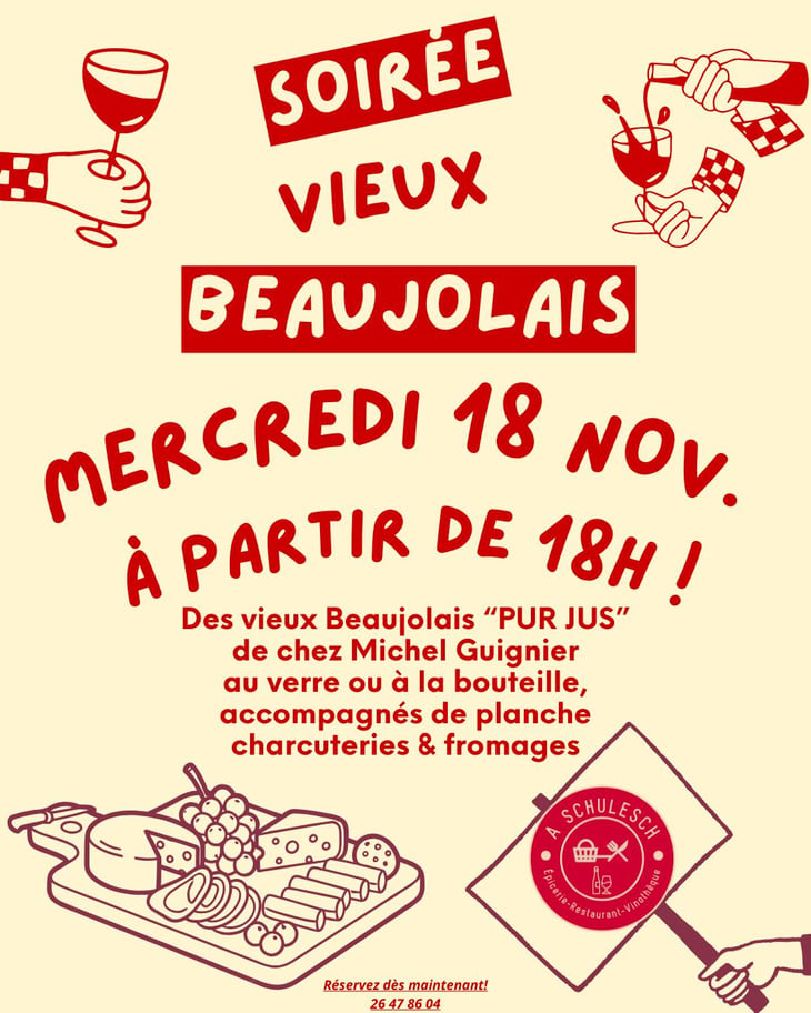 Soirée VIEUX Beaujolais