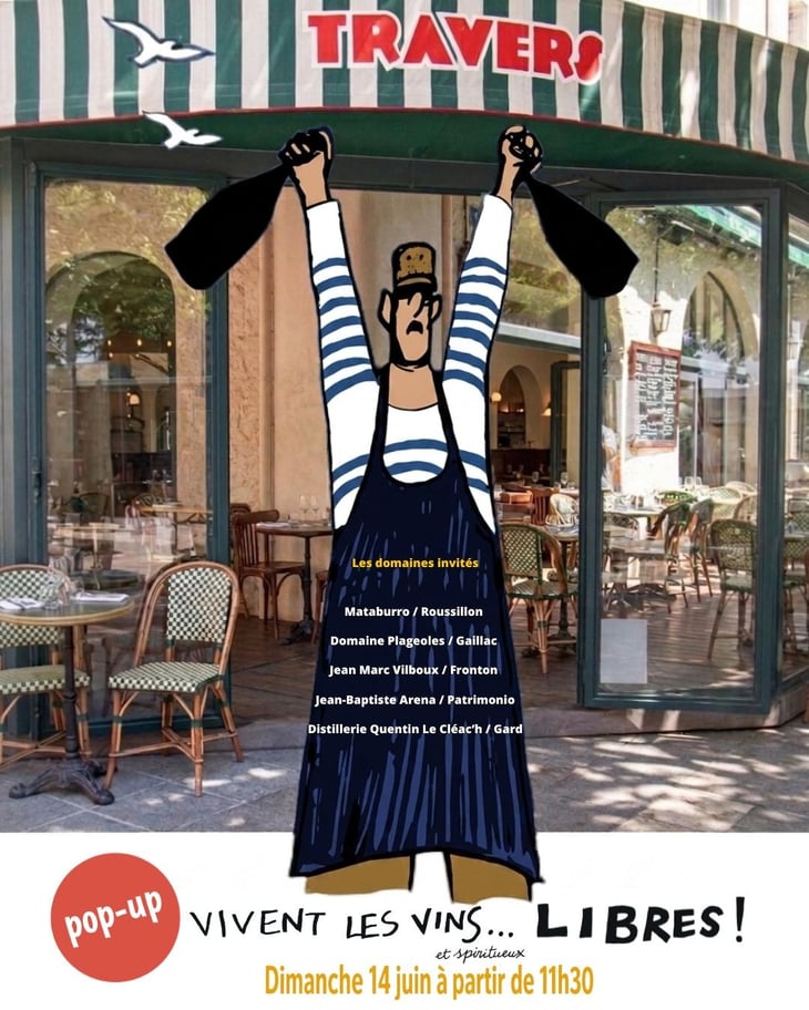 Pop-up Travers Marseille - Vivent les Vins Libres 2026