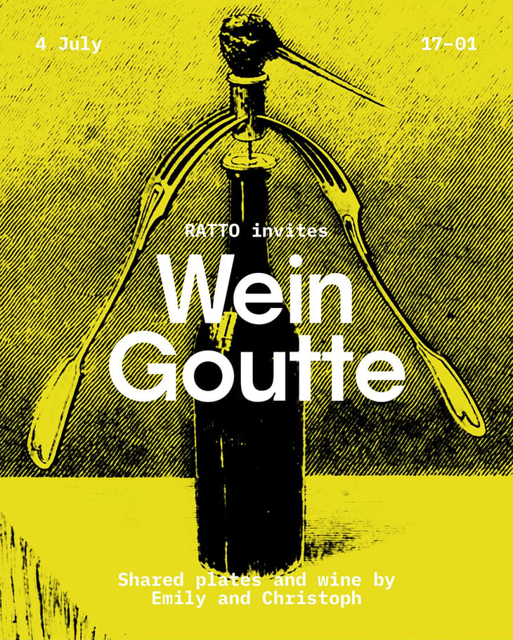 Wein Goutte and shared plates at Ratto!