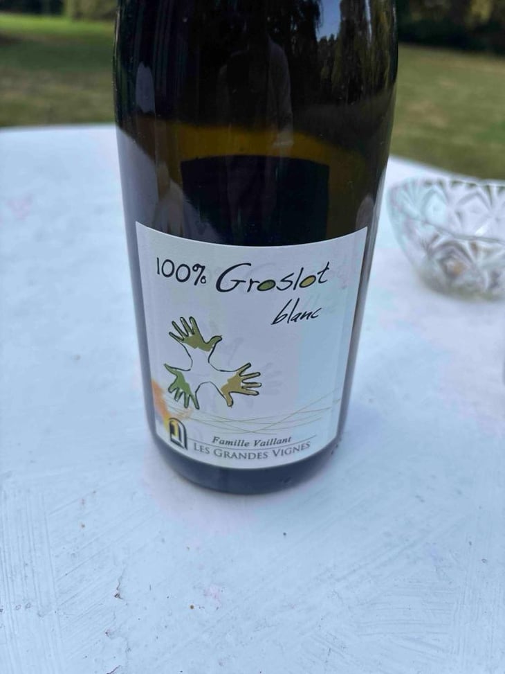 100% Groslot Blanc - Les Grandes Vignes - Laurence, Dominique & Jean-François Vaillant 