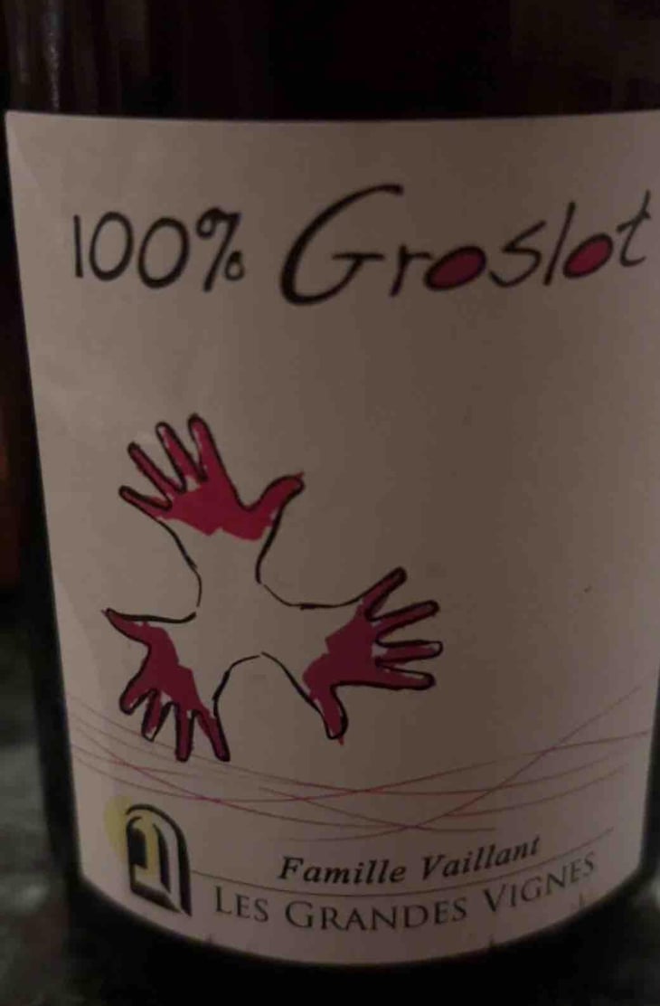 100% Groslot - Les Grandes Vignes - Laurence, Dominique & Jean-François Vaillant 