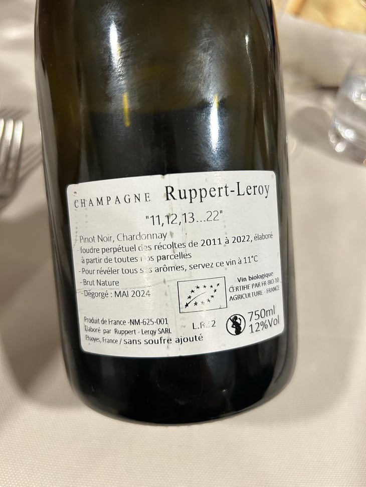 11, 12, 13 - Champagne Ruppert-Leroy - Emmanuel Ruppert & Bénédicte Leroy 