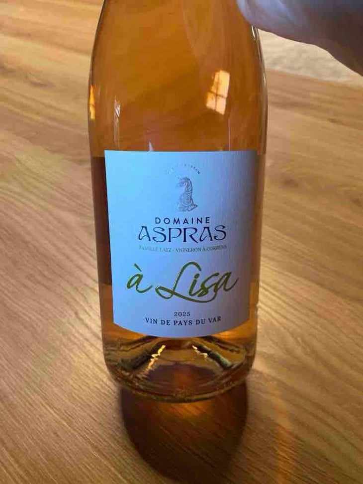 à Lisa (Blanc) - Domaine Aspras - Michael Latz -2024