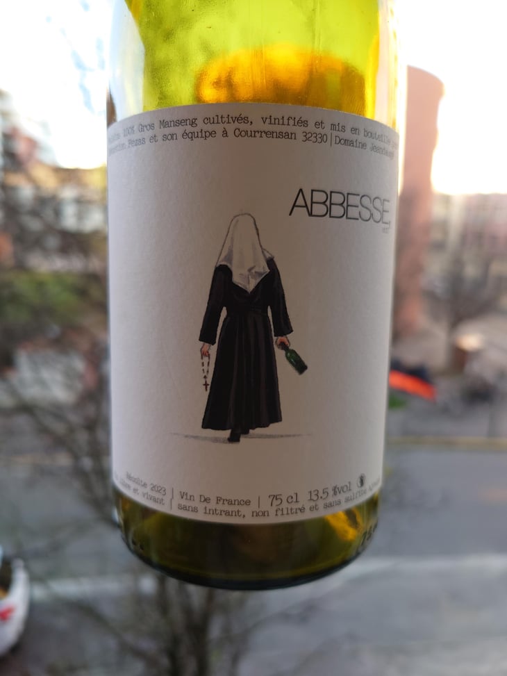Abbesse - Domaine Jeandaugé - Sébastien Fezas -2023