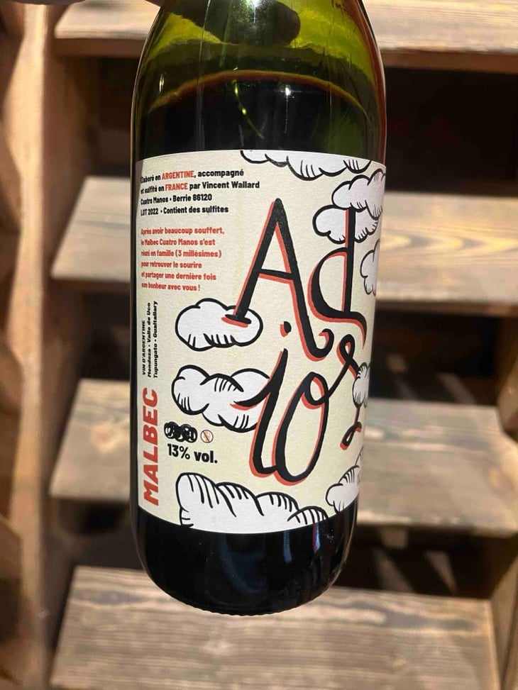 Adios - Cuatro Manos - Les Vins Tonton - Vincent Wallard -2022
