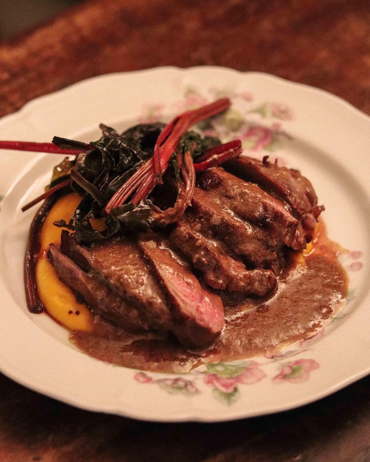 Agnello Alla Francese, Purè Di Carote E Bietoline - SEMI DI VINO - 1375835