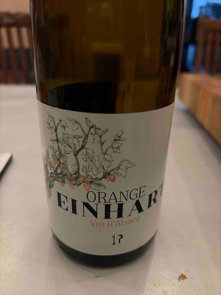 Alsace (Orange) - Domaine Einhart - Nicolas & Théo EINHART -2022