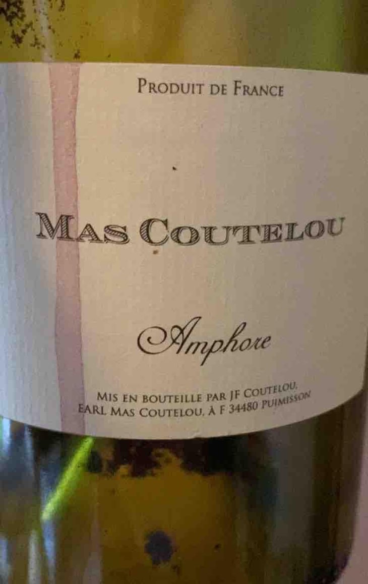 Amphore - Mas Coutelou - Jean-François Coutelou 