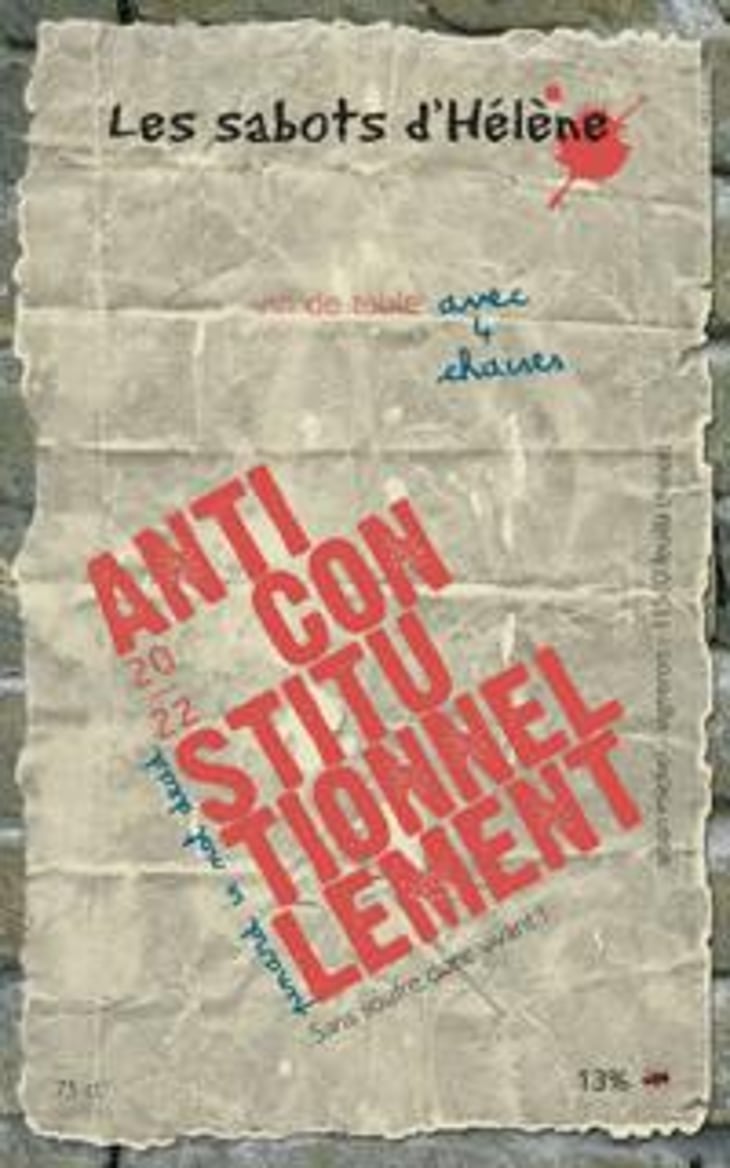 Anticonstitutionnellement - Les Sabots d'Hélène - Alban Michel 