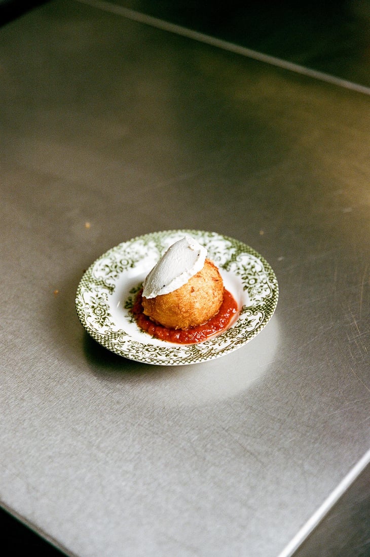Arancino With Caponata, Ricotta And Sugo - Enoteca JZP - 1367884