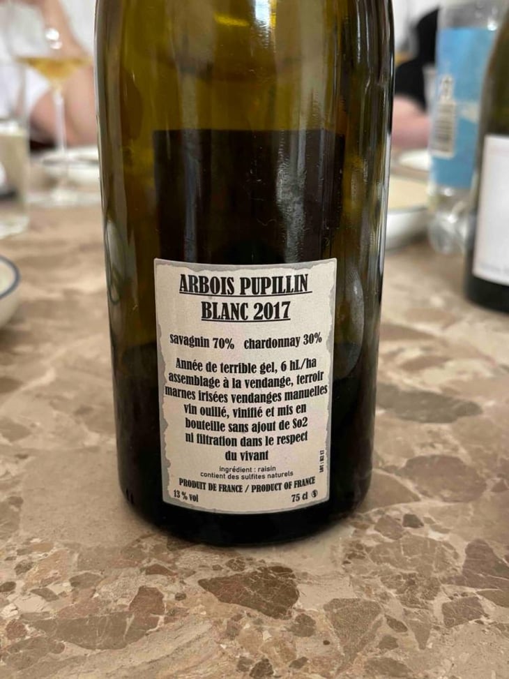 Arbois "Blanc" - Domaine Renaud Bruyère & Adeline Houillon - Renaud Bruyère & Adeline Houillon 