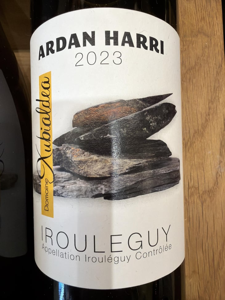 Ardan harri - Domaine Xubialdea - Battit Ybargaray 