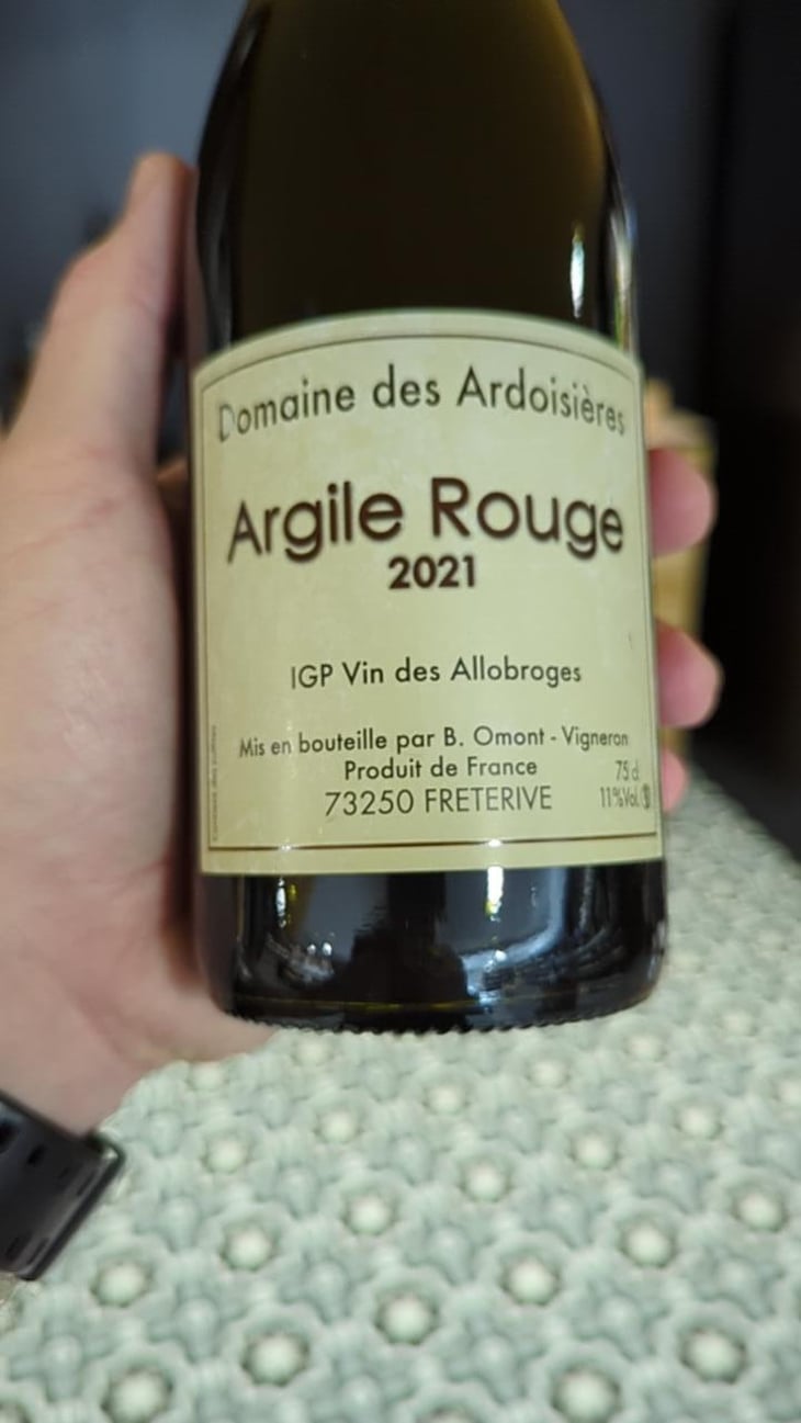 Argile Rouge - Domaine Des Ardoisières - Brice Omont 