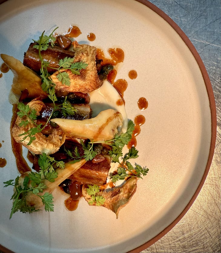 Artichaut , Canard , Olive - RESTAURANT HALIOTIS - 1333566