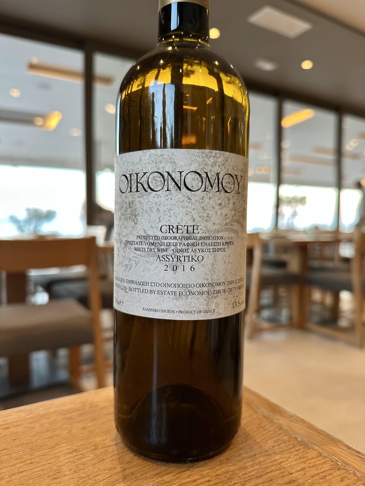 Assyrtiko - Domaine Economou - Yannis & Natassa Economou -2014