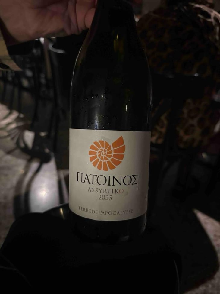 Assyrtiko Orange - Patoinos, Terre de l'Apocalypse - Josef Zisyadis -2022