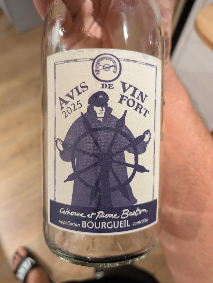 Avis de Vin Fort - Domaine Breton - Catherine & Pierre Breton 