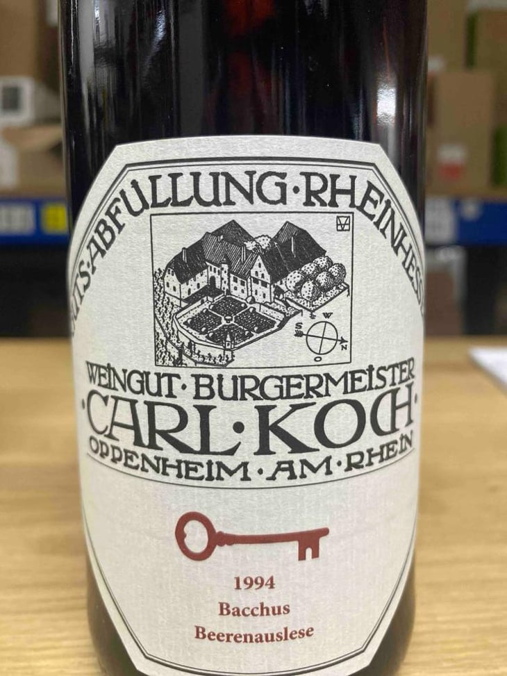 Bacchus Beerenauslese - Weingut Carl Koch - Agustin Novoa -1994
