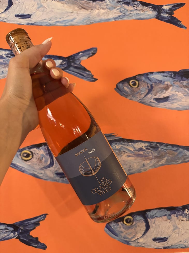 Bandol rosé - Domaine Les Oeuvres Vives - Marie Laroze, Nicolas Tregoat et Marc Van Peteghem -2022
