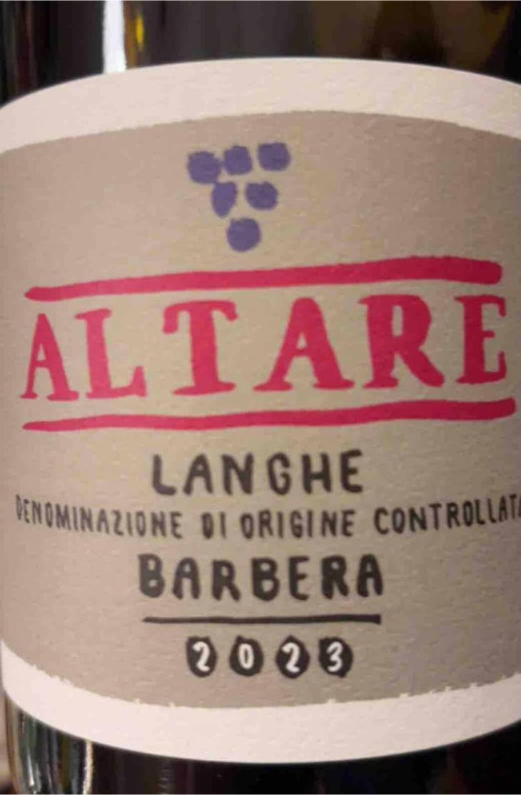Barbera - Altare - Nicholas Altare -2023