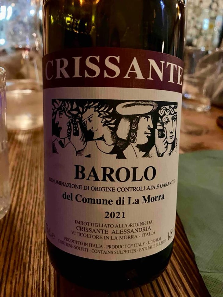 Barolo Del Comune Di La Morra - Crissante Alessandria - Crissante Alessandria -2018