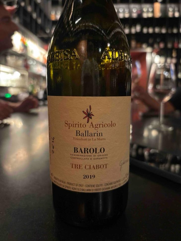 Barolo Tre Ciabot - Spirito Agricolo Ballarin - Gianni & Cecilia Viberti -2018