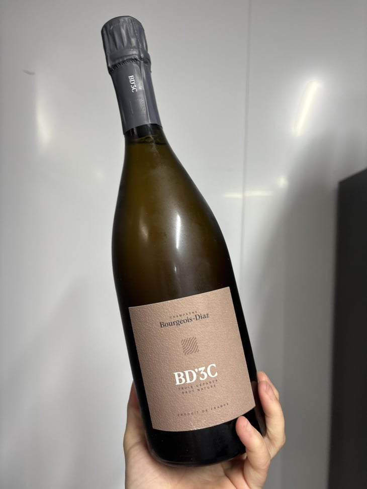 BD'3CC - Brut Nature Millésimé - Champagne Bourgeois-Diaz - Jérôme & Charlotte Bourgeois -2016