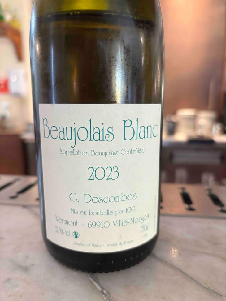 Beaujolais Blanc - Georges Descombes - Georges Descombes 