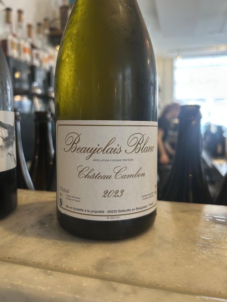 Beaujolais Blanc - Château Cambon - Alexandre Iwasuila, Marie Lapierre & Jean-Claude Chanudet -2022
