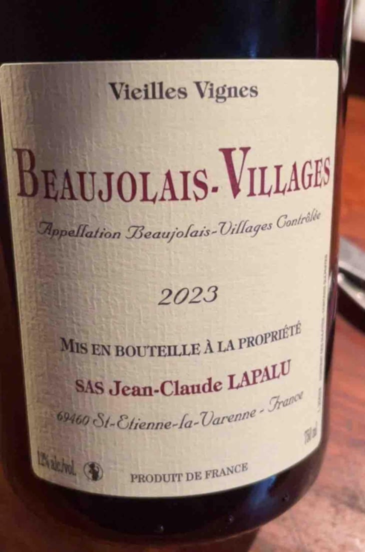 Beaujolais Villages Vieilles Vignes - Jean-Claude Lapalu - Jean-Claude Lapalu 