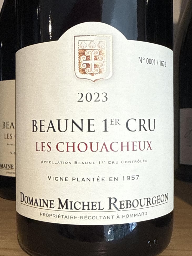 Beaune 1er cru Les chouacheux - Domaine Michel rebourgeon - Delphine Whitehead -2023