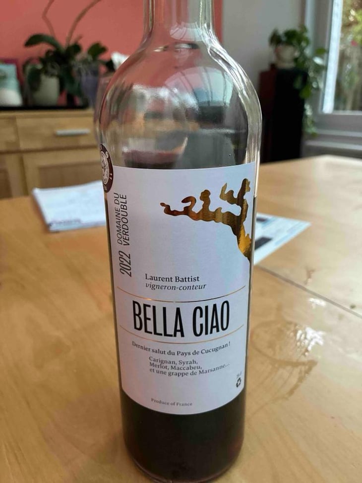 Bella Ciao - Domaine du Verdouble - Laurent Battist (CLOSED) -2022