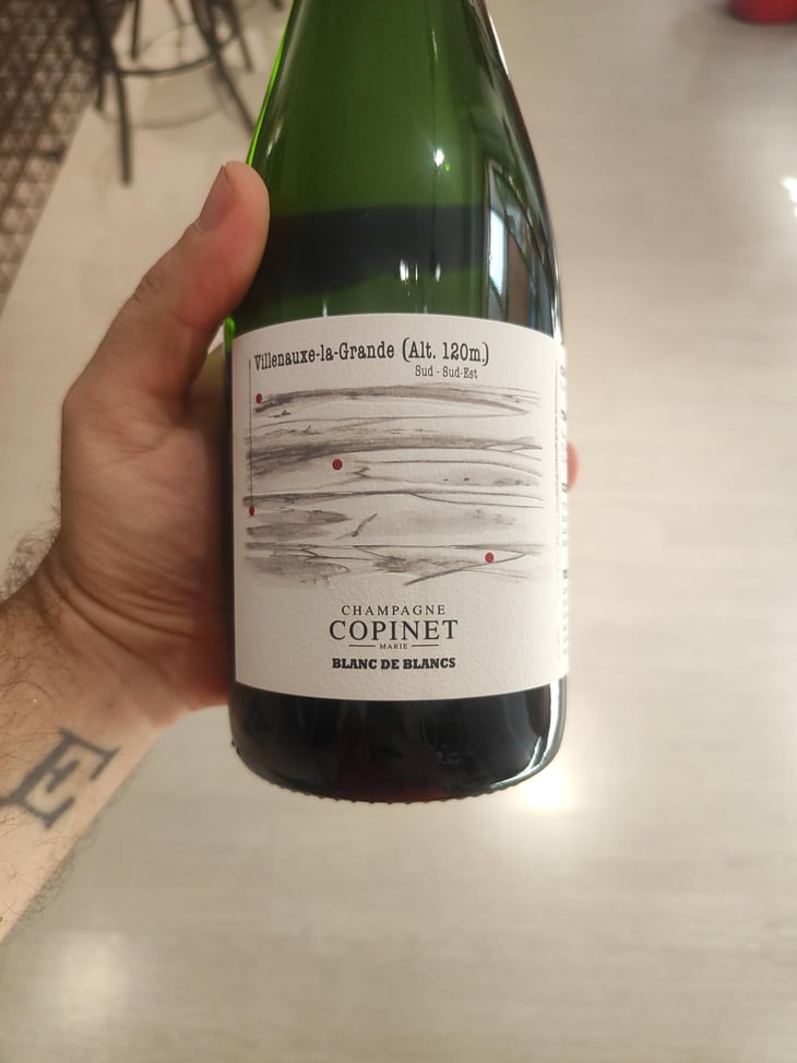Blanc de Blanc Cuvée Brut - Champagne Copinet - Marie Laure & Alexandre Kowal Copinet 