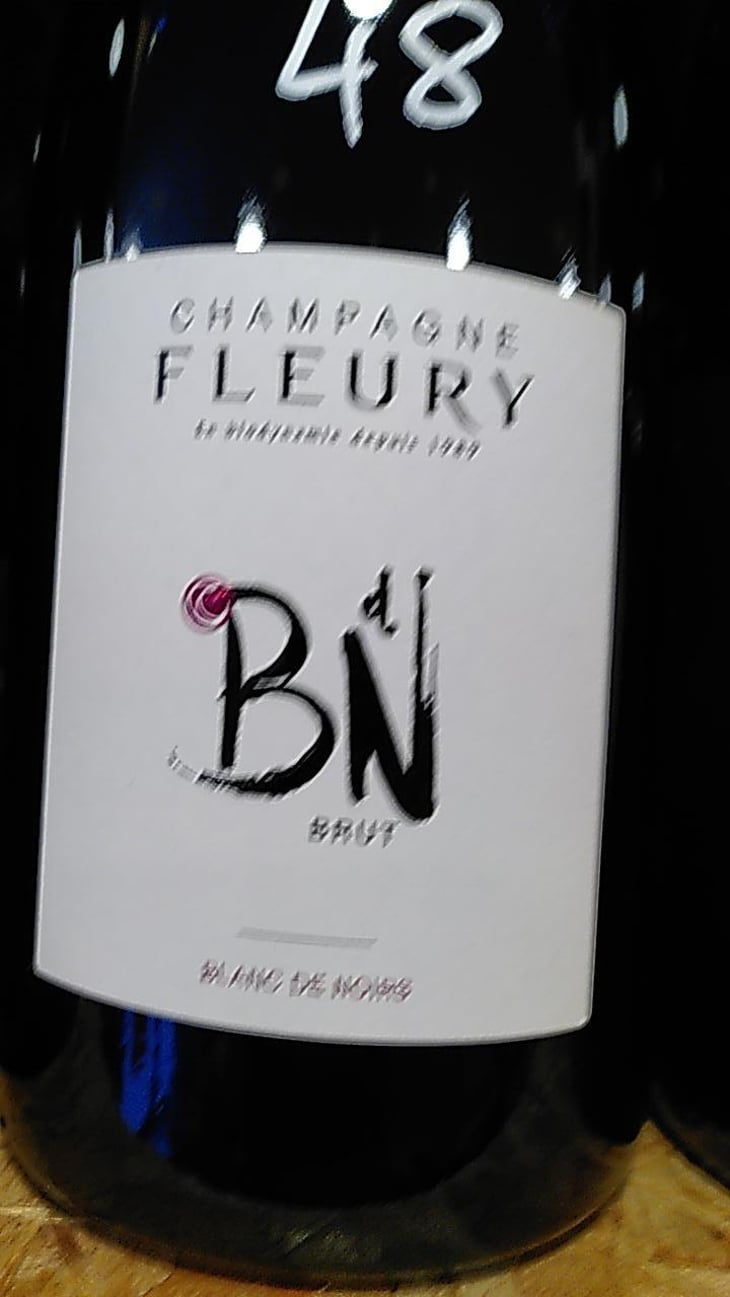 Blanc de Noirs Brut - Champagne Fleury - Morgane, Jean-Sébastien & Benoit Fleury 