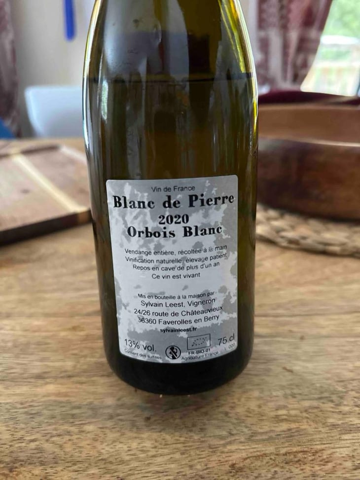 Blanc de Pierre Orbois Blanc - Sylvain Leest - Sylvain Leest -2018