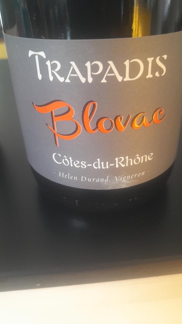 Blovac - Domaine du Trapadis - Helen Durand 