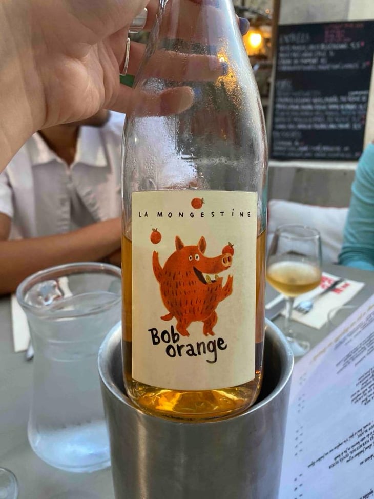 Bob Singlar Orange - Domaine de la Mongestine - Maxime Gamard , Céline & Harry Gozlan -2022