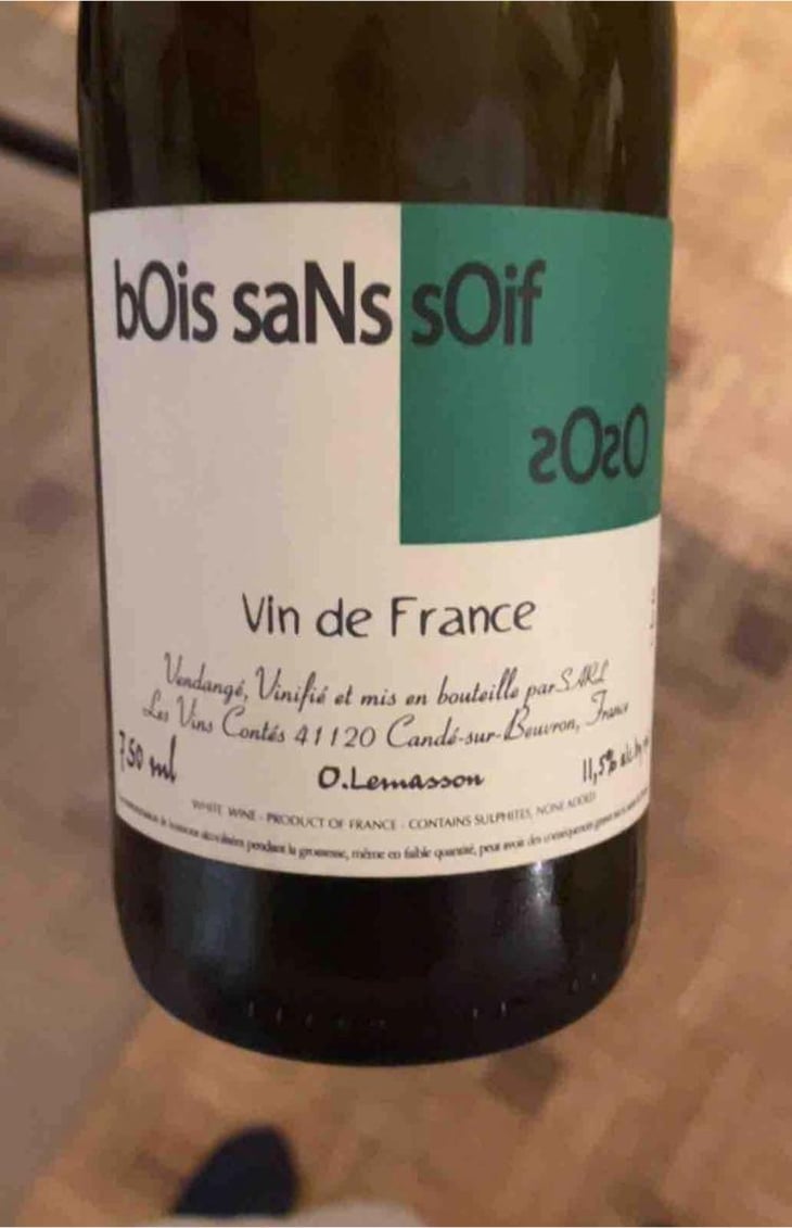 BOis saNs sOif - Les Vins Contés (CLOSED) - Olivier Lemasson (CLOSED) 