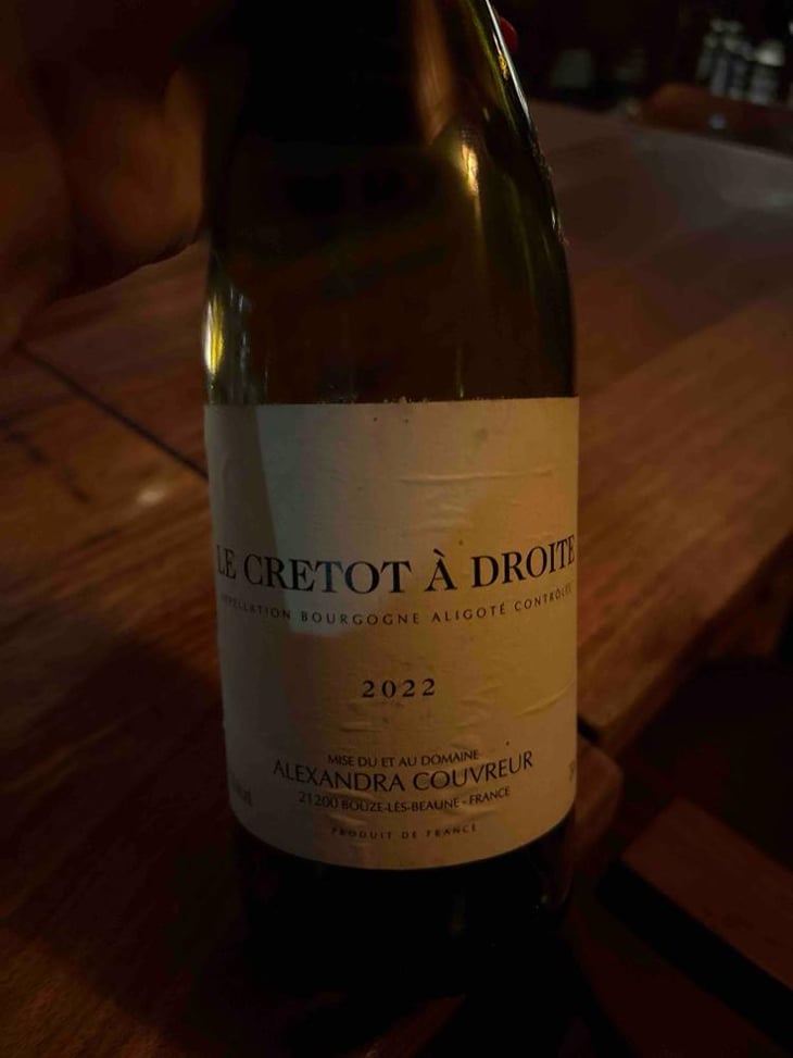 Bourgogne Aligoté - Domaine Alexandra Couvreur - Alexandra Couvreur-Deschamps 