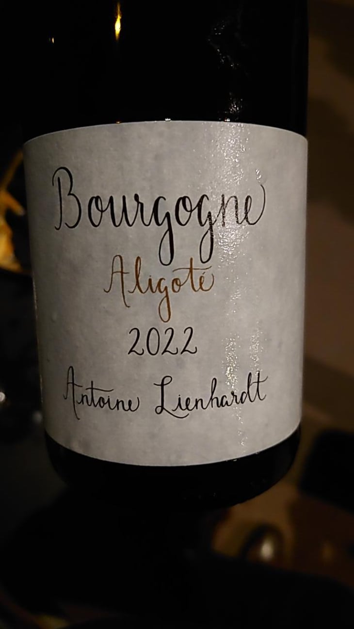 Bourgogne Aligoté - Antoine Lienhardt - Antoine Lienhardt 