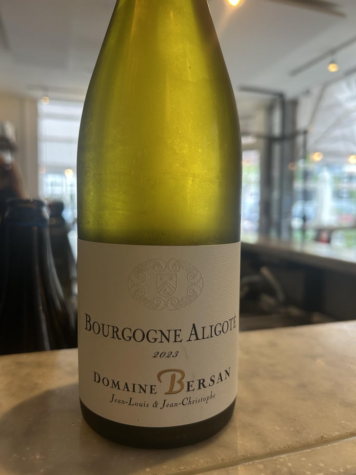 Bourgogne Aligoté - Domaine Bersan - Jean-Louis & Jean-Christophe Bersan 