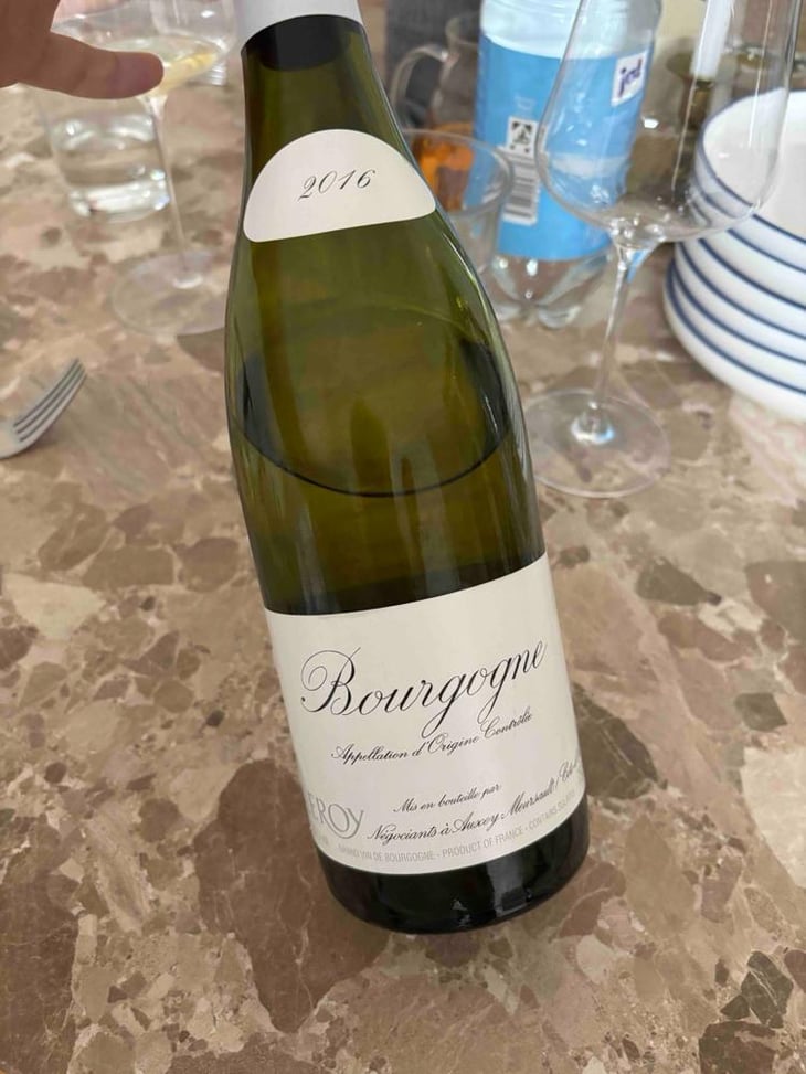 Bourgogne Blanc - Domaine Leroy / Domaine d'Auvenay - Marcelle "Lalou" Bize-Leroy -1997