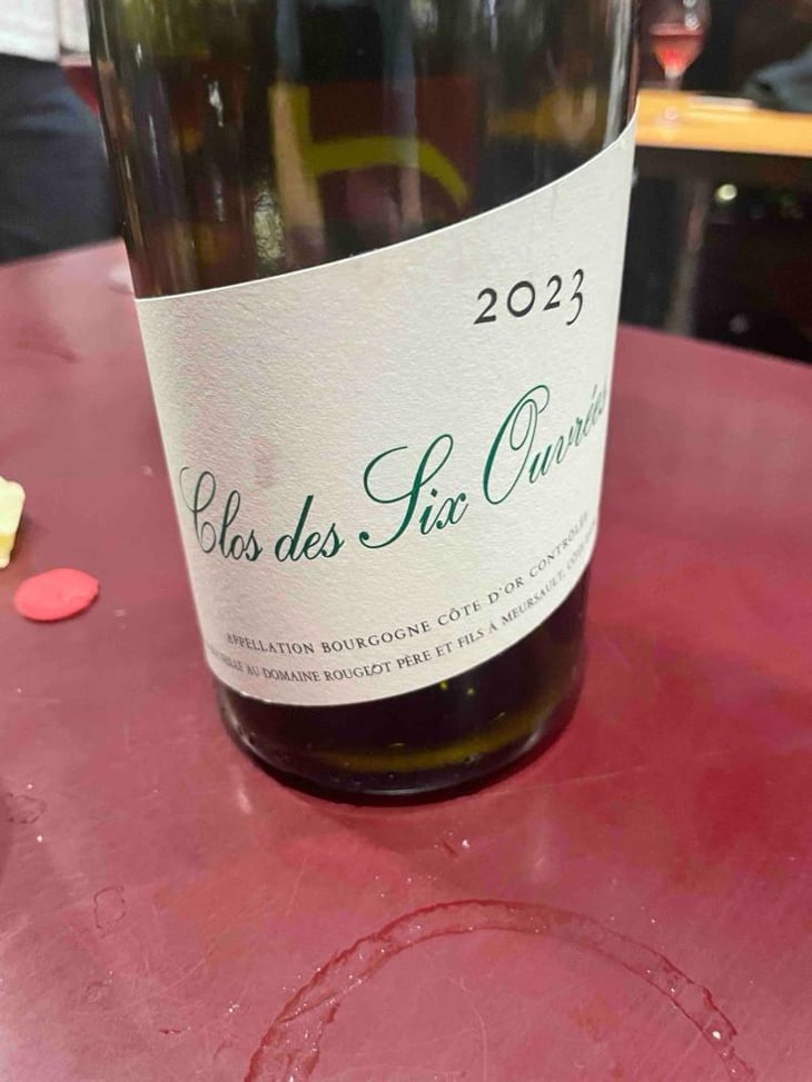 Bourgogne Côte d’Or. Clos des Six Ouvrées - Domaine Rougeot Père et Fils - Pierre-Henri & Marc Rougeot -2022