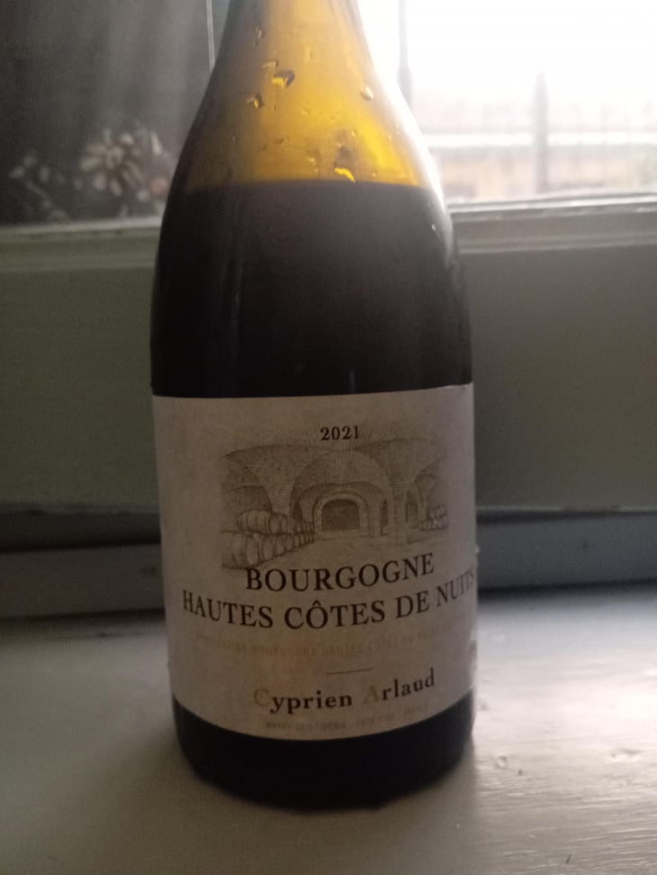 Bourgogne hautes cotes de nuits - Cyprien arlaud - Cyprien Arlaud -2021