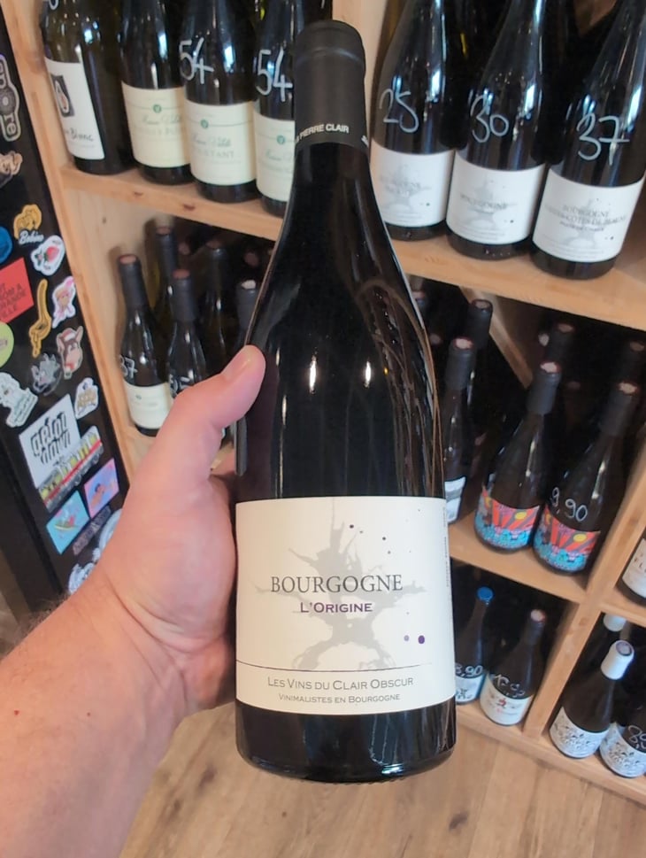 Bourgogne L'origine - Domaine du Clair Obscur - Jennifer et Pierre Clair -2023