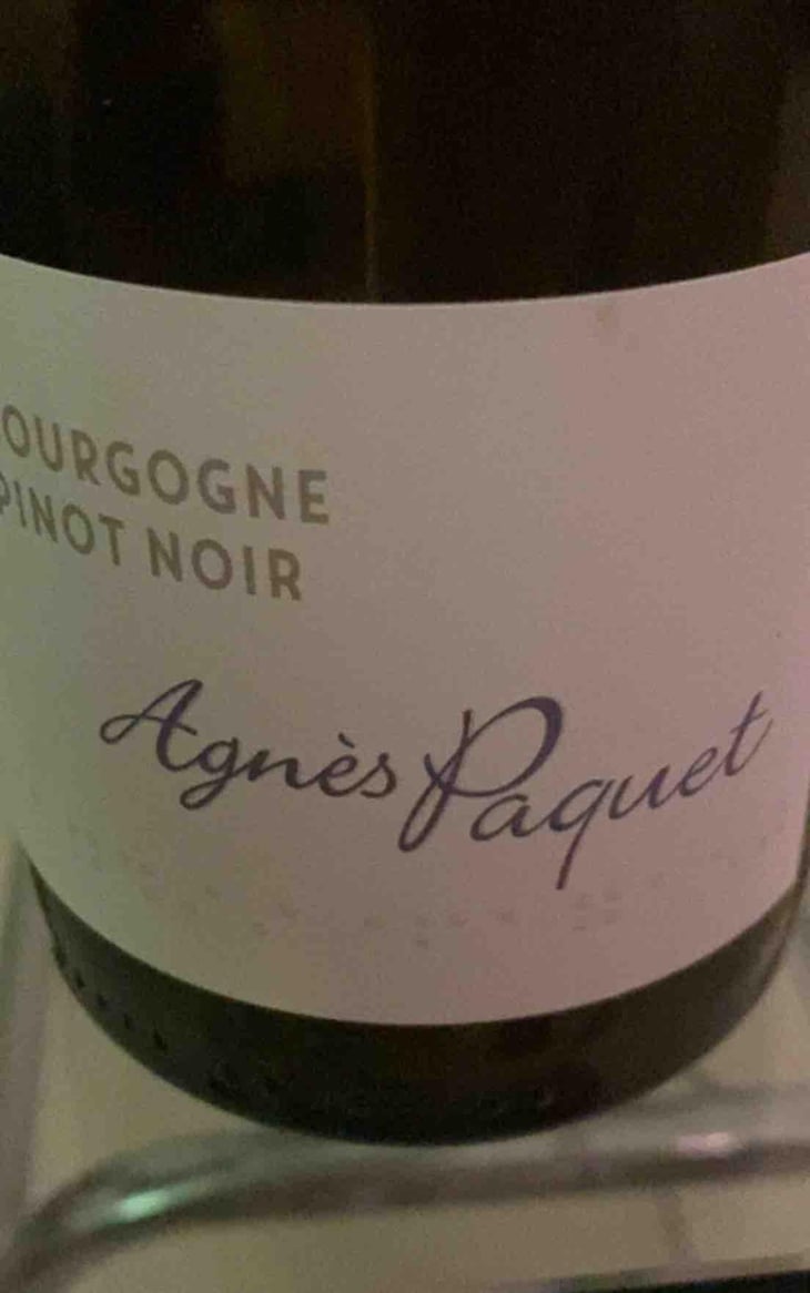 Bourgogne Pinot Noir - Agnès Paquet - Agnès Paquet 