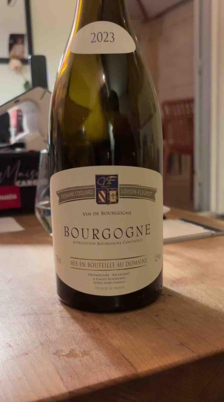 Bourgogne rouge - Domaine coquard loison fleurot - Domaine coquard loison fleurot -2023