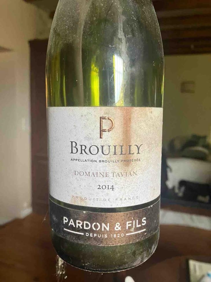 Brouilly - Domaine Tavian - Pardon et fils -2014