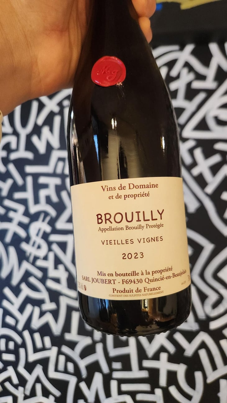 Brouilly Vieilles Vignes - Domaine Marcel Joubert - Carine Joubert 