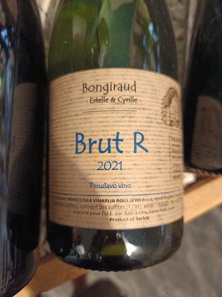 Brut R - Francuska Vinarija - Estelle & Cyrille Bongiraud 